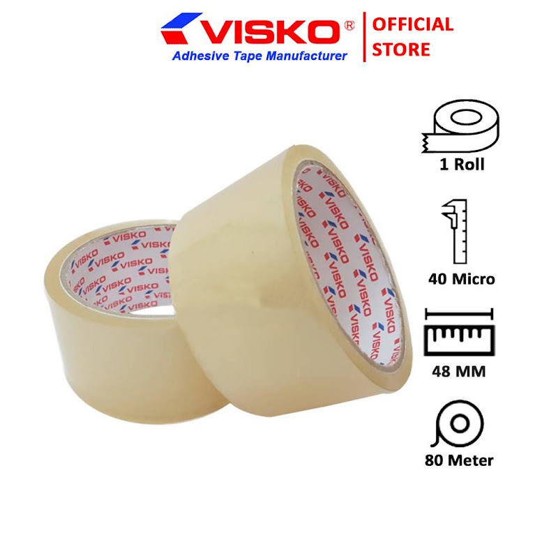 เทปใส ม้วนเล็ก VISKO